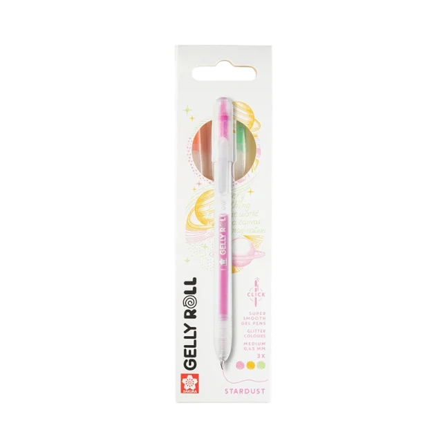 Sakura Gelly Roll Stardust set di penne gel 3 pz – Orange-Rose-Emerald