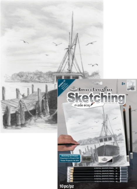 Set da disegno Royal & Langnickel con tema - Barca da pesca