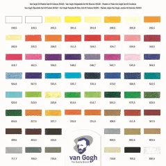 Oljne pastele Van Gogh - komplet 60 pastelov
