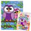 R&L Számozott kifestő gyerekeknek – Owls