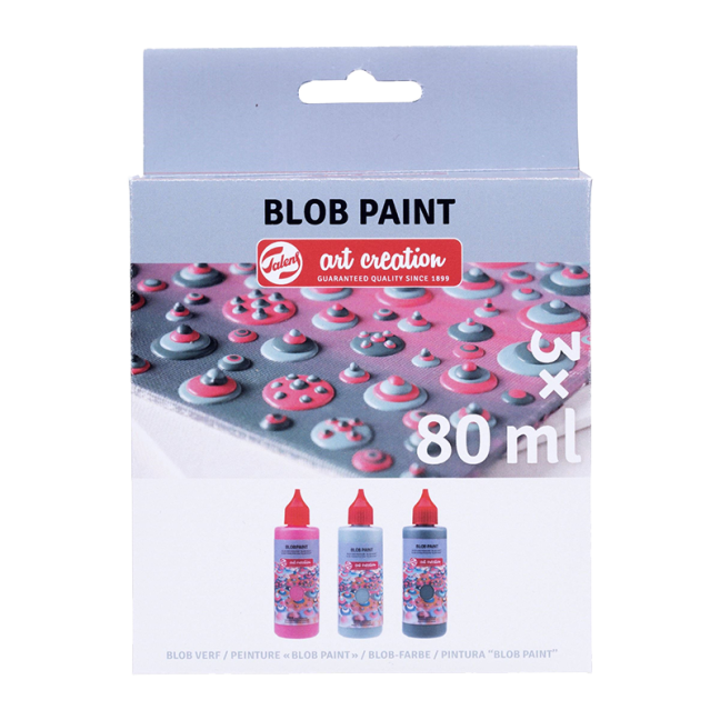 Set di colori Art Creation Blob Paint Rosa - 3 x 80 ml