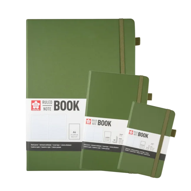 Taccuino a righe Sakura – Pine – scegli una dimensione