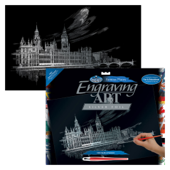 R&L Vyškrabovací obrázek – Big Ben and Parliament