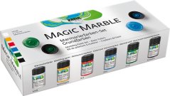 KREUL Set per marmorizzazione – Magic Marble – 6 x 20 ml
