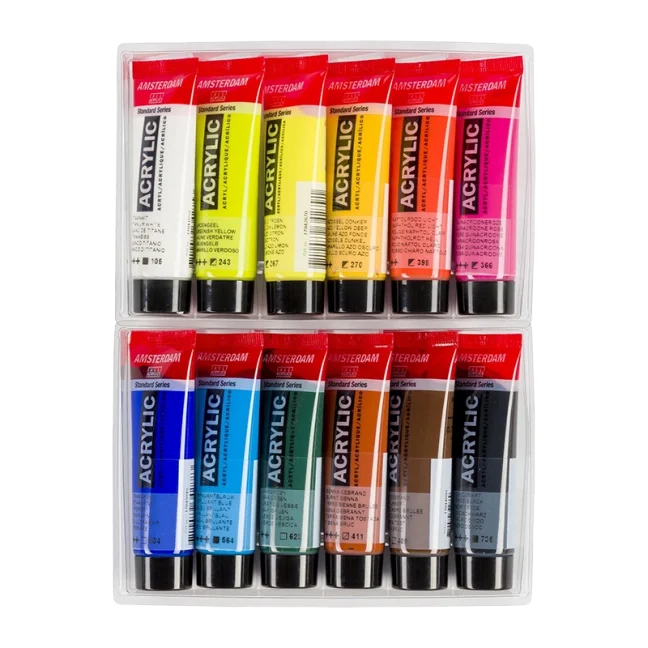 Amsterdam akril festékek - 12 x 20 ml készlet - Landscape