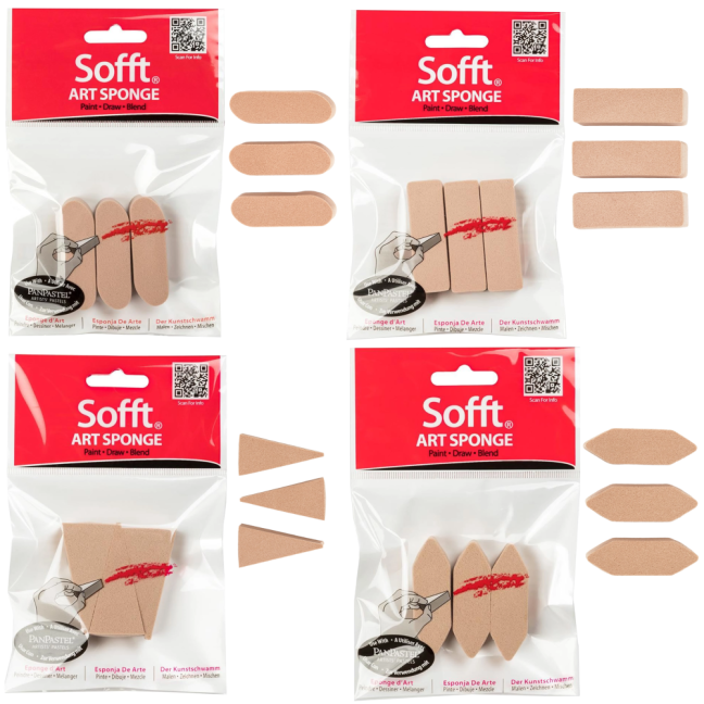 PanPastel set de bureți pentru pastel 3 bucăți – alegeți un set