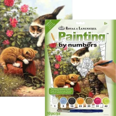 Malování podle čísel formát A4 - Koťata