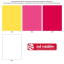 Art Creation set per vetro e porcellana trasparente Pink Frost - 4x30 ml