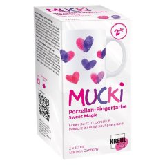 MUCKI prstové barvy na porcelán Sweet Magic 2 × 50 ml