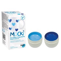 MUCKI prstové barvy na porcelán Deep & Dreamy 2 × 50 ml