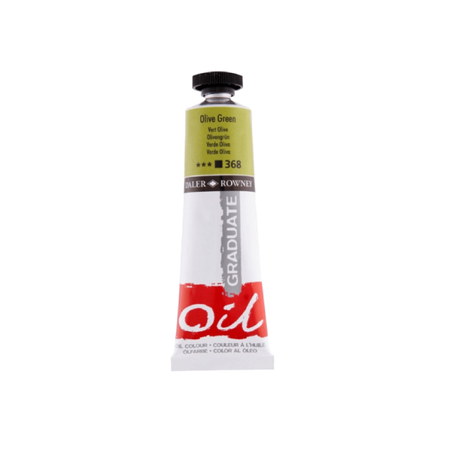 Colori a olio D&R Graduate 38ml - scegli la tonalità - D&R Graduate 38 ml - scegli la tonalità: 368 - Olive Green