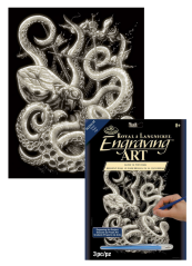 R&L Vyškrabovací obrázek svítící ve tmě – Octopus