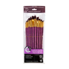 Pennelli con setole sintetiche mix - set da 12 pezzi - RSET-9315