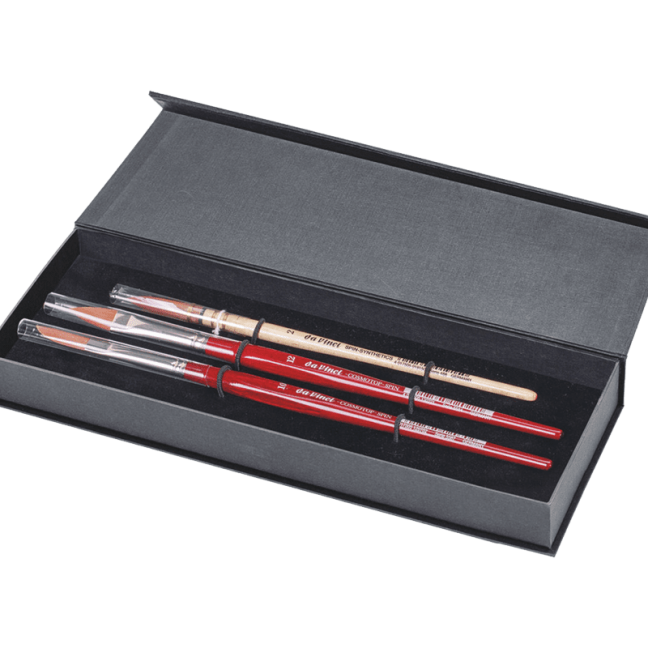 Akvarell ecsetek halmaza da Vinci SPIN - 3db