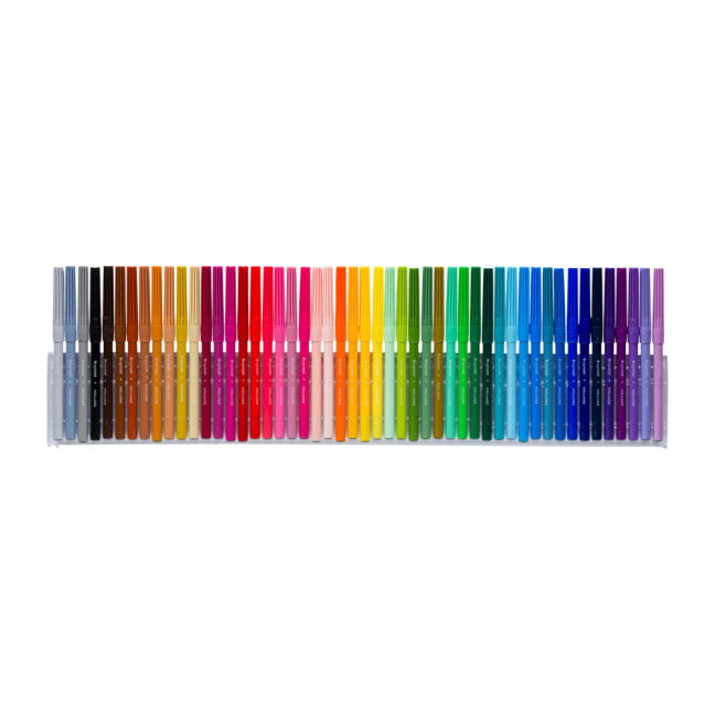 Bruynzeel 50 Felt Tips umělecká sada 50 barevných fixů