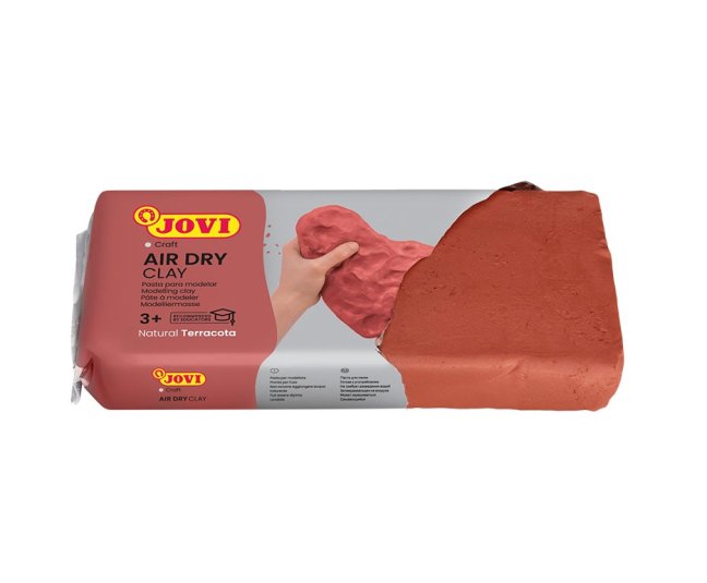 JOVI Pasta modellabile autoindurente - MARRONE - scegli il volume - JOVI massa indurente da sola: 500 g