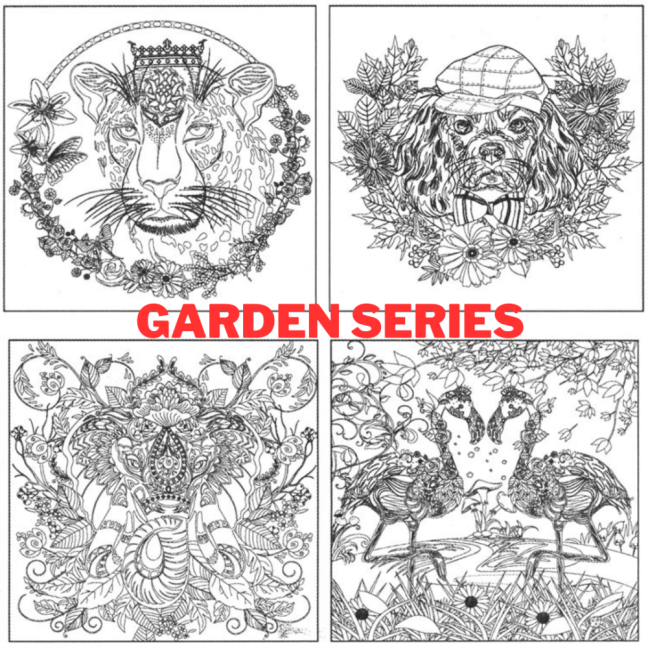 PHOENIX Set di pittura per numero 4 pezzi - scegli la serie