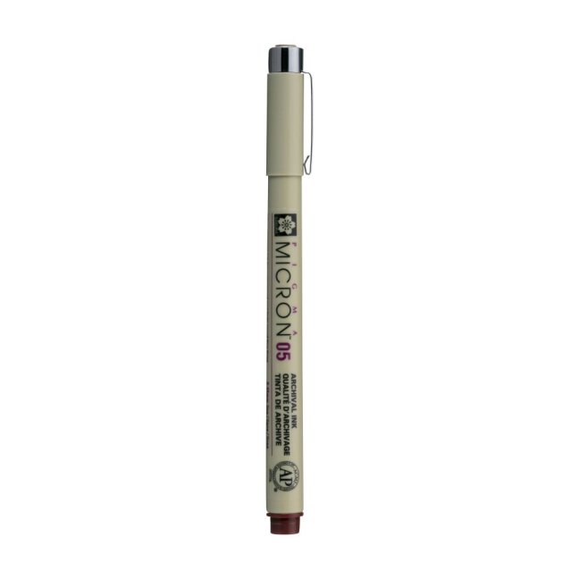 Penna tecnica SAKURA Pigma Micron® Burgundy - scegli la dimensione della punta
