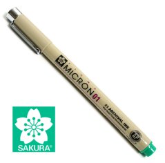 Tehnička olovka SAKURA Pigma Micron® Green - odaberite veličinu vrha