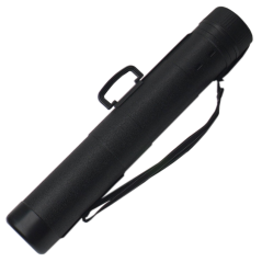 Leniar čierny plastový tubus 75-130 cm, priemer 14cm