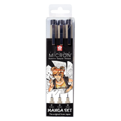 Sakura Pigma® Micron MANGA perá - sada 3ks