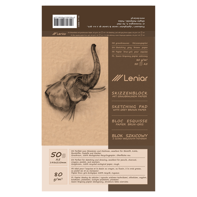 Blocco da disegno Leniar Elefante - vari formati