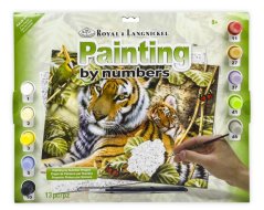 Pittura con numeri formato A3 - All'ombra
