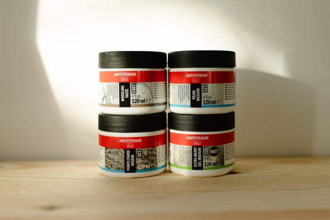 Amsterdam gel medium extra denso opaco per acrilico 022 mini – 120 ml