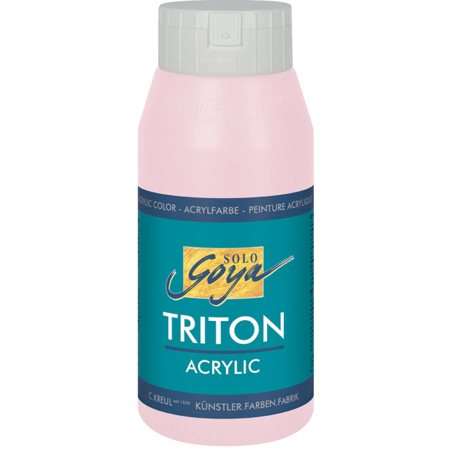 KREUL Colore acrilico SOLO GOYA TRITON 750 ml - SOLO GOYA Triton 750 ml: 17041 - Light Rosé