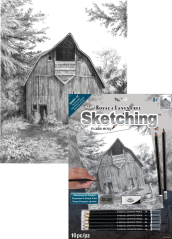 Set da disegno Royal & Langnickel con motivo - Vecchio fienile in campagna