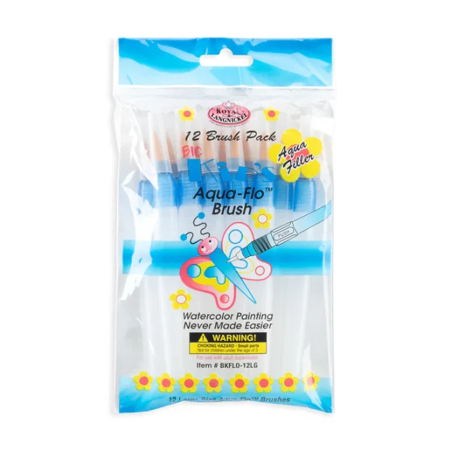 R&L Veliki polnilni čopiči za akvarel – 12 kos