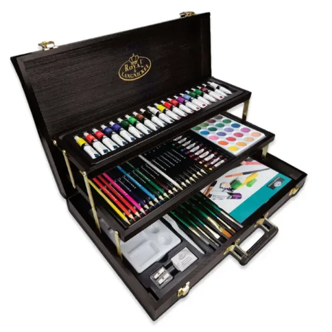 Royal Langnickel Mixed Media sada – Black Series – 100 ks