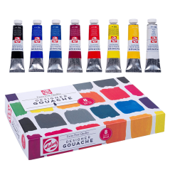 Talens Gouache Extra Fine sada 8x20 ml tuby