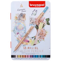 Sada farebných ceruziek Bruynzeel Expression - Pastelové - sada 12ks
