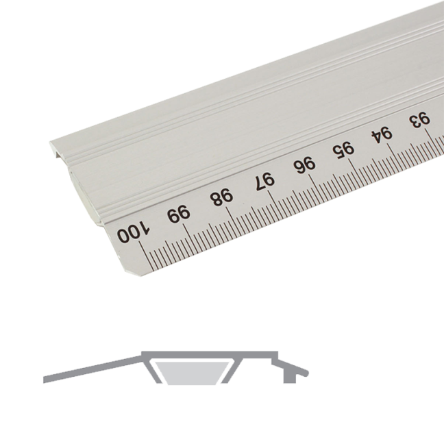Alumínium vonalzó LENIAR OFFICE - 100cm