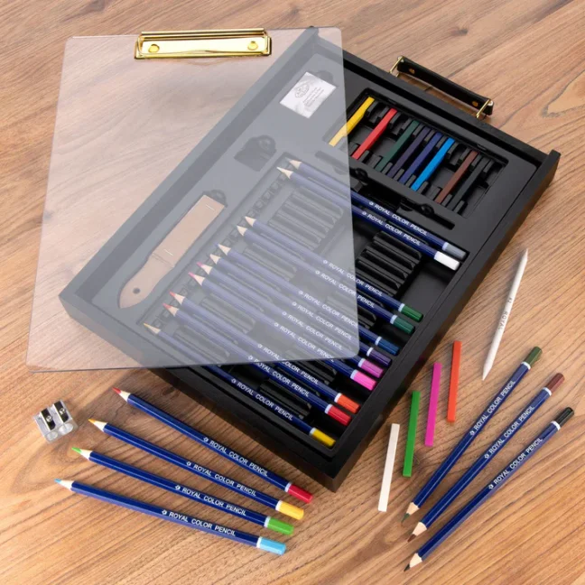 Royal Langnickel Black Series - set da disegno con tavolozza
