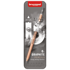 Matite in grafite Bruynzeel Expression - set da 6 pezzi