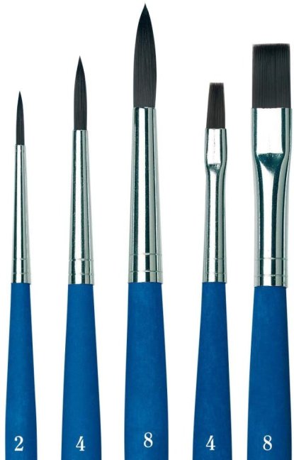 daVinci set di pennelli sintetici - 3504