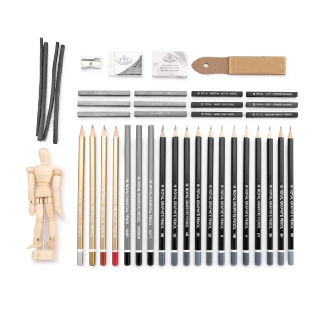 Set di matite da disegno Royal & Langnickel - 41 pezzi