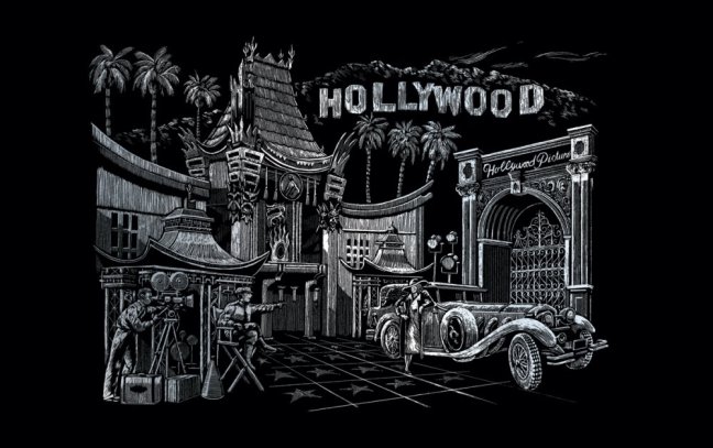 R&L Disegno da grattare – Hollywood