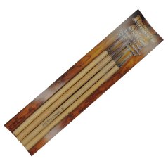 R&L Sada bambusových štetcov – 4 ks