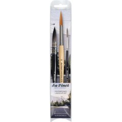 da Vinci Contemporary Landscape – set de pensule pentru acuarelă - 3 buc.