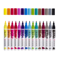 Ecoline pennarelli acquerello - set 15 colori