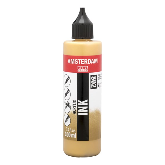 Inchiostro acrilico Amsterdam in tubo da 100 ml