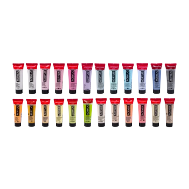 Amsterdam akrilfestékek - 24 x 20 ml - SOFT COLORS készlet