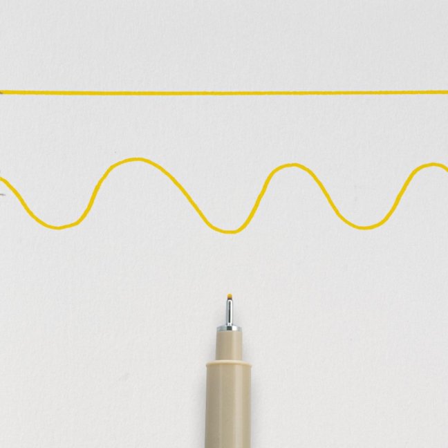 Penna tecnica SAKURA Pigma Micron® Yellow - scegli la dimensione della punta
