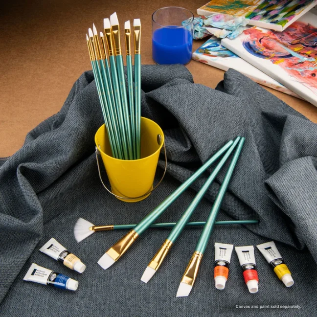 Pennelli con setole sintetiche mix - set da 12 pezzi - RSET-9316