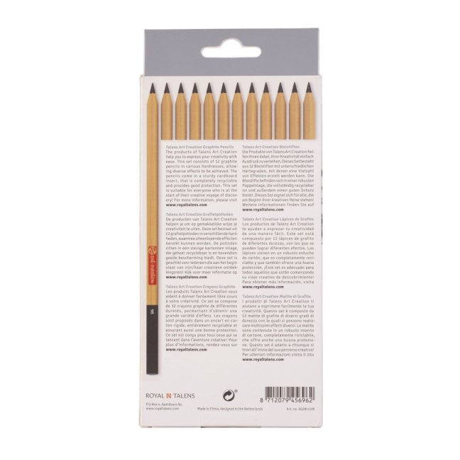 Set di matite in grafite ArtCreation - 12 pezzi
