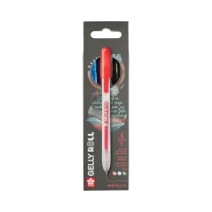 Sakura Gelly Roll metalic – set 3 buc