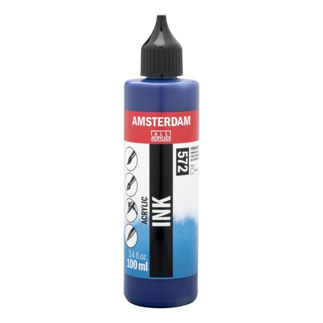 Inchiostro acrilico Amsterdam in tubo da 100 ml